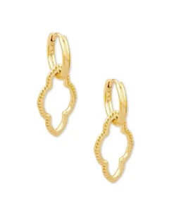 Abbie Convertible Huggie Earrings In Silver^Kendra Scott Fashion