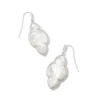 Abbie Silver Drop Earrings In Ivory Mother-Of-Pearl^Kendra Scott Store