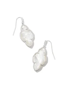 Abbie Silver Drop Earrings In Ivory Mother-Of-Pearl^Kendra Scott Store