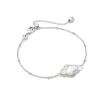 Abbie Silver Satellite Chain Bracelet In Ivory Mother-Of-Pearl^Kendra Scott Clearance