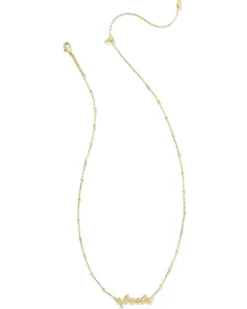 Abuela Script Pendant Necklace In Gold^Kendra Scott Online