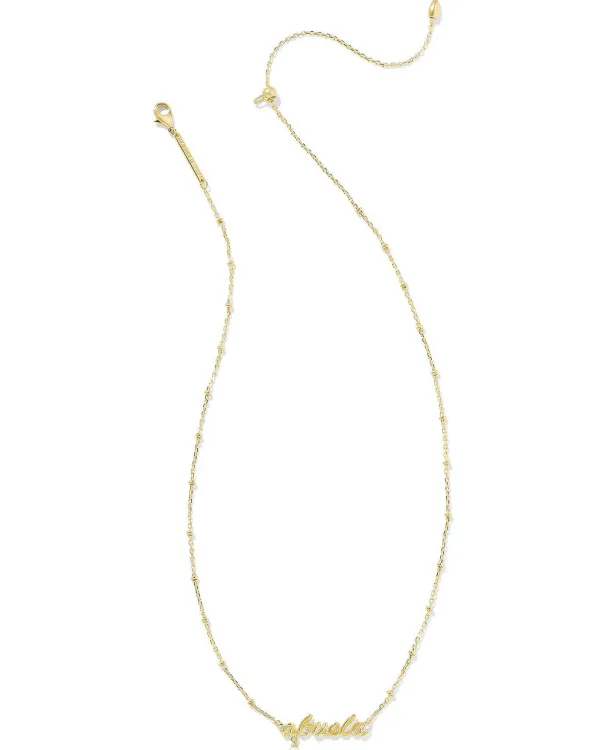Abuela Script Pendant Necklace In Gold^Kendra Scott Online