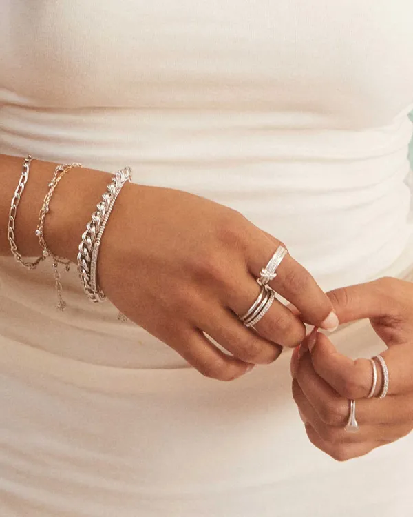 Addison Stretch Bracelet In Silver^Kendra Scott Fashion