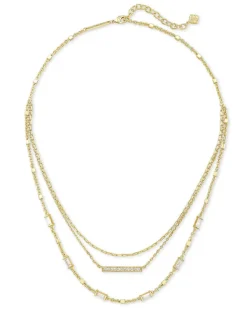 Addison Triple Strand Necklace In Gold^Kendra Scott Cheap