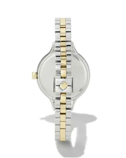Alex Two Tone Stainless Steel 35Mm Narrow Watch In Ivory Mother-Of-Pearl^Kendra Scott Shop