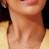 Alpha Chi Omega Pendant Necklace In 18K Gold Vermeil^Kendra Scott New
