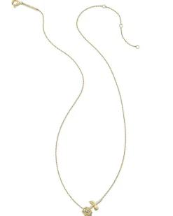 Ansel Rose 14K Yellow Gold Pendant Necklace In White Diamond^Kendra Scott Cheap