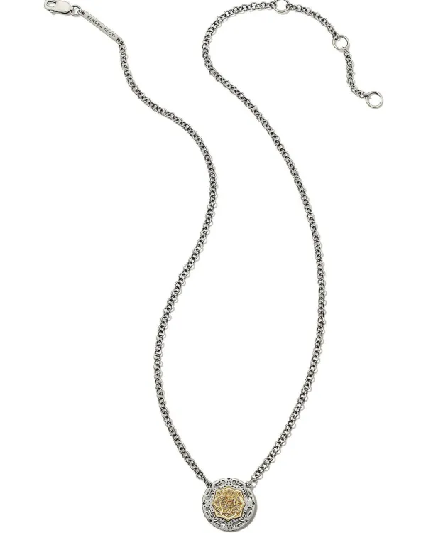 Ansel Rose Short Pendant Necklace In Mixed Metal^Kendra Scott Hot