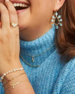 Ari Heart Gold Band Ring In Iridescent Drusy^Kendra Scott Hot