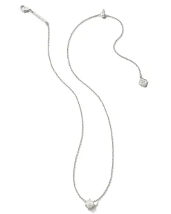 Ashton Silver Pendant Necklace In White Pearl^Kendra Scott Flash Sale