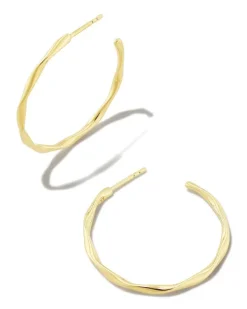 Aspen Hoop Earrings In 18K Gold Vermeil^Kendra Scott Cheap