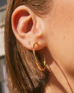 Aspen Hoop Earrings In 18K Gold Vermeil^Kendra Scott Cheap