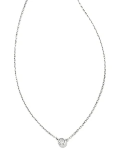 Audrey 14K White Gold Pendant Necklace In White Diamond^Kendra Scott Best