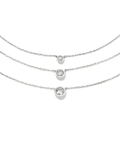 Audrey 14K White Gold Pendant Necklace In White Diamond^Kendra Scott Best
