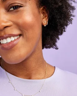 Audrey 14K Yellow Gold Strand Necklace In White Diamond^Kendra Scott Online