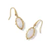 Baroque Vintage Gold Lee Drop Earrings In Iridescent Drusy^Kendra Scott Hot