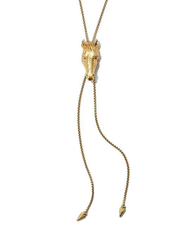 Beau Bolo Necklace In Vintage Gold^Kendra Scott Cheap