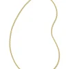 Beck 20" Thin Round Box Chain Necklace In 18K Gold Vermeil^Kendra Scott Best Sale