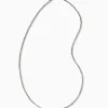 Beck 24" Thin Round Box Chain Necklace In Oxidized Sterling Silver^Kendra Scott Shop