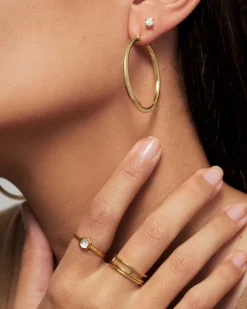 Bennett Double Band Ring In 18K Yellow Gold Vermeil^Kendra Scott Cheap