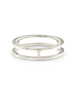 Bennett Double Band Ring In Sterling Silver^Kendra Scott Store