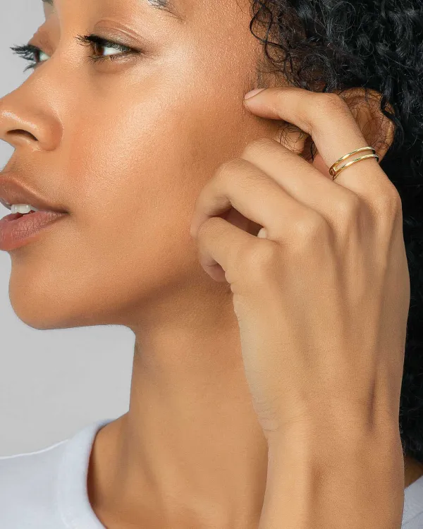 Bennett Double Ring In Sterling Silver^Kendra Scott Clearance