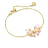 Blair Gold Butterfly Delicate Chain Bracelet In Pink Mix^Kendra Scott Flash Sale