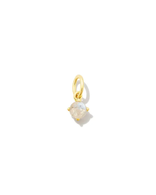 Blakely 18K Gold Vermeil Charm In Rainbow Moonstone^Kendra Scott Fashion