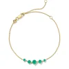 Blakely 18K Gold Vermeil Delicate Chain Bracelet In Green Onyx^Kendra Scott Shop