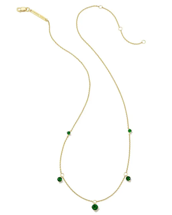 Blakely 18K Gold Vermeil Strand Necklace In Green Onyx^Kendra Scott Cheap