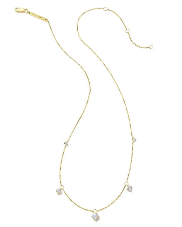 Blakely 18K Gold Vermeil Strand Necklace In Rainbow Moonstone^Kendra Scott Fashion