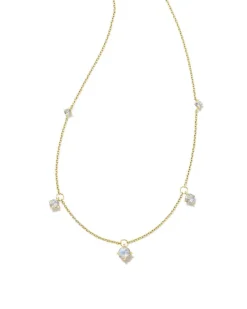 Blakely 18K Gold Vermeil Strand Necklace In Rainbow Moonstone^Kendra Scott Fashion