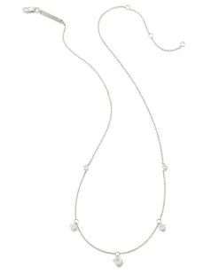 Blakely Sterling Silver Strand Necklace In Rainbow Moonstone^Kendra Scott Discount