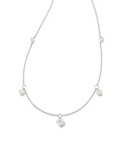 Blakely Sterling Silver Strand Necklace In Rainbow Moonstone^Kendra Scott Discount