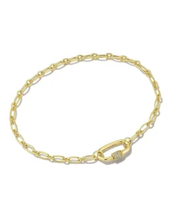 Bristol 18K Gold Vermeil Chain Bracelet In White Sapphire^Kendra Scott Store