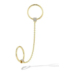 Bristol 18K Gold Vermeil Ear Cuff Set In White Sapphire^Kendra Scott Clearance