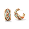 Britt Gold Hoop Earrings In Red Mix^Kendra Scott Cheap