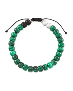 Cade Oxidized Sterling Silver Beaded Bracelet In Verde Mix^Kendra Scott Online