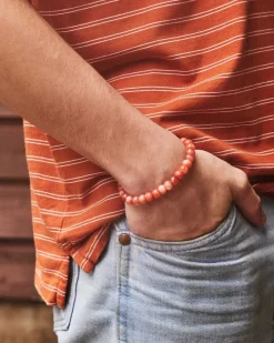 Cade Oxidized Sterling Silver Corded Bracelet In Orange Banded Agate^Kendra Scott Store