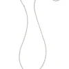 Cailin Silver Pendant Necklace In White Crystal^Kendra Scott Cheap