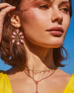 Camry Gold Y Necklace In Azalea Illusion^Kendra Scott Discount