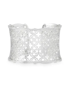 Candice Silver Cuff Bracelet In Silver Filigree Mix^Kendra Scott Fashion
