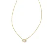 Chelsea Gold Pendant Necklace In Ivory Mother-Of-Pearl^Kendra Scott Cheap