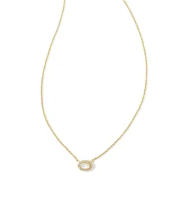Chelsea Gold Pendant Necklace In Ivory Mother-Of-Pearl^Kendra Scott Cheap