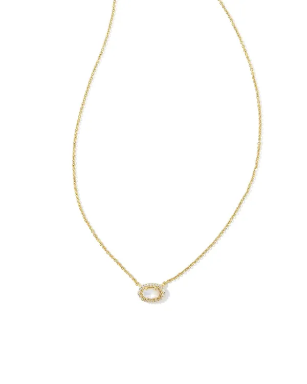 Chelsea Gold Pendant Necklace In Ivory Mother-Of-Pearl^Kendra Scott Cheap