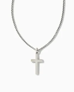 Cross Necklace In Oxidized Sterling Silver^Kendra Scott Fashion