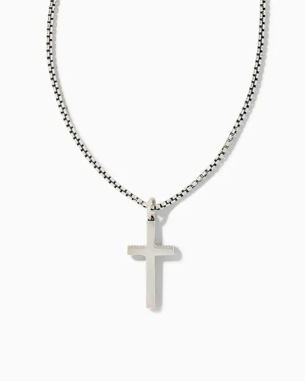 Cross Necklace In Oxidized Sterling Silver^Kendra Scott Fashion