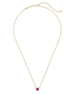 Davie 18K Gold Vermeil Pendant Necklace In Ruby^Kendra Scott Flash Sale