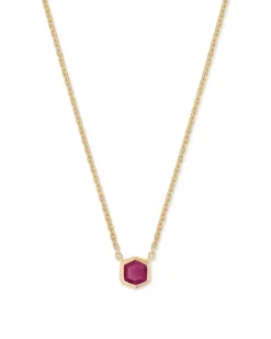 Davie 18K Gold Vermeil Pendant Necklace In Ruby^Kendra Scott Flash Sale
