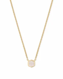 Davie 18K Gold Vermeil Pendant Necklace In Rainbow Moonstone^Kendra Scott Shop